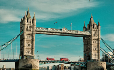 Scenic view of the Tower Bridge, London, England, UK