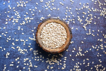 Raw whole dried hulled watermelon seed