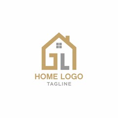 letter G house logo design