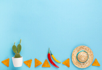 Cinco de Mayo (Fifth of May) celebration concept. Mexican background fiesta holiday time.