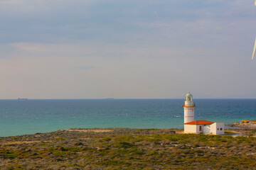 Polente Lighthouse is located at the westernmost edge of Bozcaada and was built in 1861. Polente light is 32 meters high and can send its light up to 15 nautical miles or 28 kilometers.