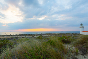 Polente Lighthouse is located at the westernmost edge of Bozcaada and was built in 1861. Polente light is 32 meters high and can send its light up to 15 nautical miles or 28 kilometers.