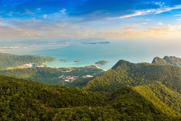 Panoramic view of Langkawi
