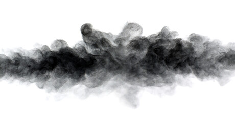 black dust powder explosion.	
