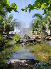 waterfall in the park