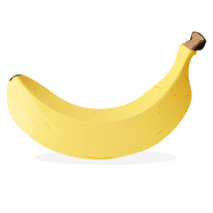 Cartoon banana vector illustration. Cartoon fruit