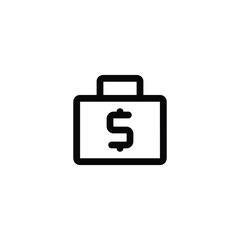 Fototapeta premium this is the money suitcase icon