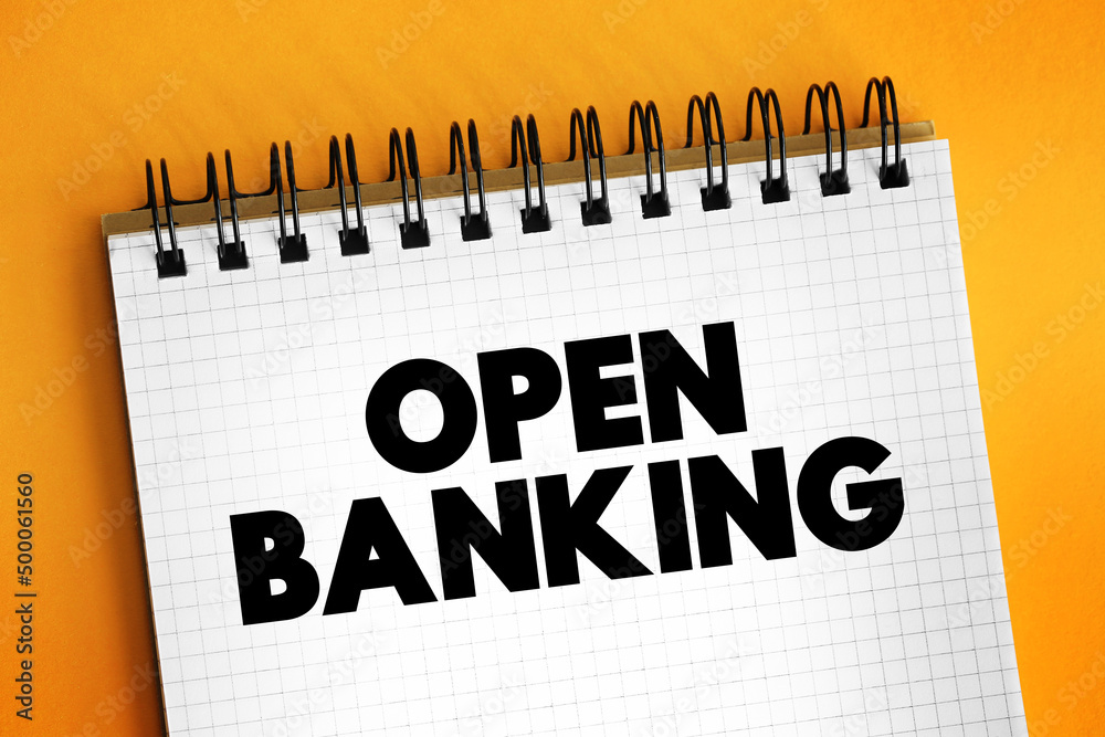 Poster open banking - financial technology that enable third-party developers to build applications and ser