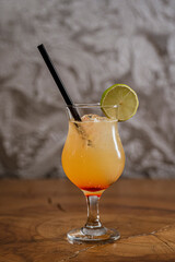 cocktail on the table