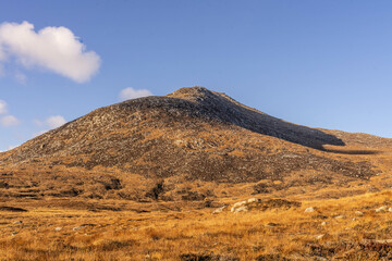 Montagne de Goat Fell en automne sur l'île de Arran en Ecosse