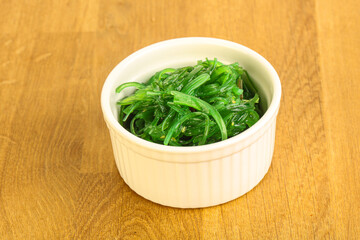 Japanese traditional seaweed salad Chukka
