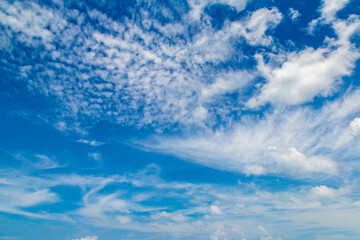 Sky background with clouds