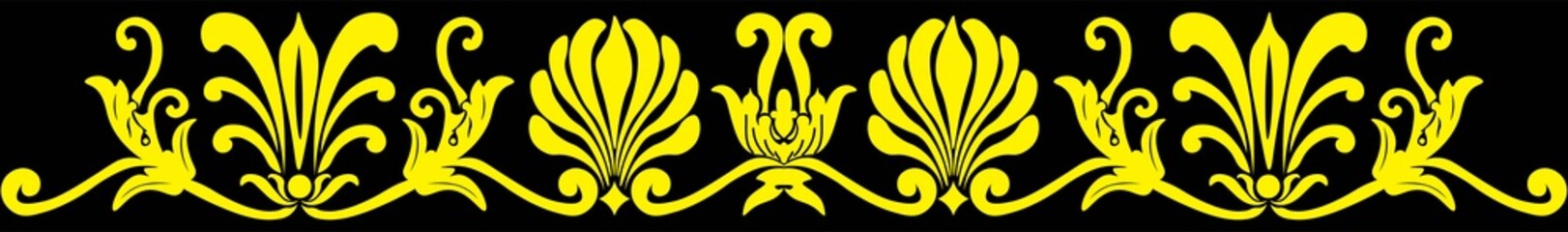 Floral pattern. carving wood pattern