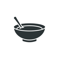 Vector sign of the Cereals symbol is isolated on a white background. Cereals icon color editable.