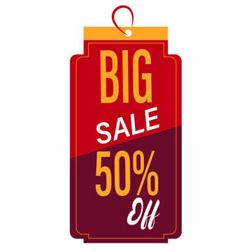 50% off discount promotion sale for your unique selling poster, banner, discount, ads