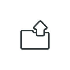 Obraz premium Vector sign of the Folder symbol is isolated on a white background. Folder icon color editable.