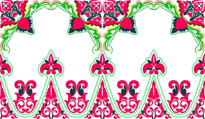 Floral pattern. carving wood pattern