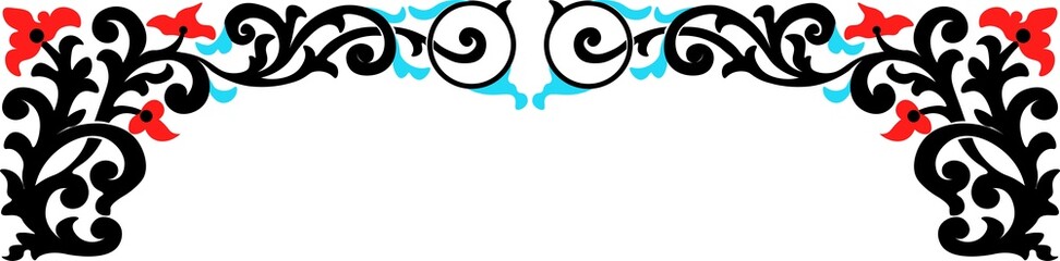 Floral pattern. carving wood pattern