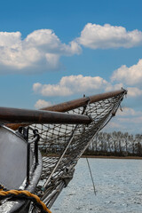 Bugspriet eines alten Segelschiffes