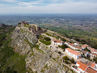 Fototapeta na wymiar Castelo de Marvão, situado no sul de Portugal na região do Alentejo