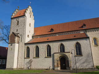 Obraz premium Die Kleinstadt Metelen im westlichen Münsterland