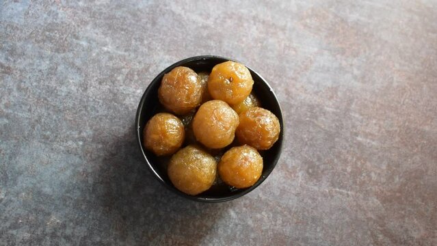 Amla Murabba Indian traditional sweet fruit preserve made from gooseberries