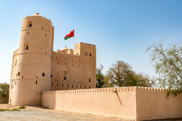 Exterior of the castle in Barka, Oman - Middle East.