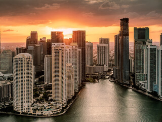 sea, Miami, Fort Lauderdale, aerial, blue, green, ocean