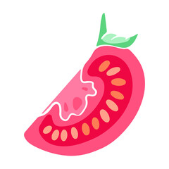 Birthday cake, vector design element in the style of doodles, isolated on a white background