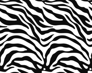 
zebra stripes seamless vector pattern