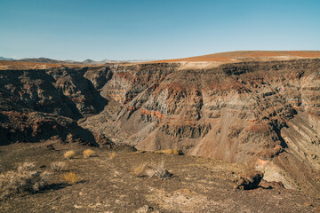 Rainbow Canyon, view from Father Crowley Vista Point in Death Valley National Park, California