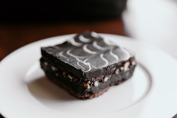 Brownie food photography