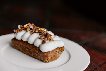 Mini Carrot Cake desert fine dining