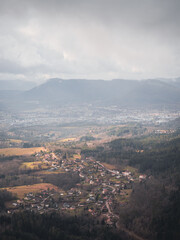 Vallée depuis la montagne