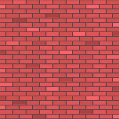 Red brick wall texture for background. Illustration