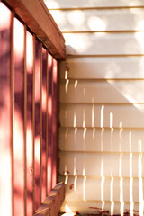 Abstract Porch Railing