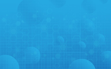 Abstract blue background geometric line art concept