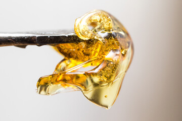 Cannabis extract concentrates close up - obrazy, fototapety, plakaty
