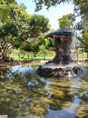 fountain in the park