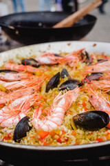 Paella at a street festival