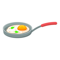 Abstract Flat Fast Food Omelette scrambled Eggs In A Pan Meal Background Vector Design Style Cooking, Breakfast