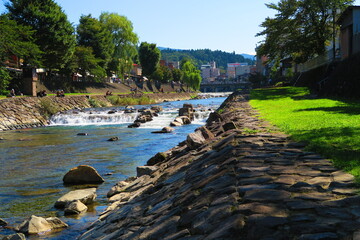 Takayama river, Japan