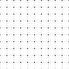 Square seamless background pattern from black fire symbols are different sizes and opacity. The pattern is evenly filled. Vector illustration on white background