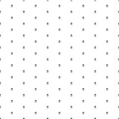 Square seamless background pattern from black gas symbols. The pattern is evenly filled. Vector illustration on white background