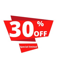 30%OFF SPECIAL LIMITED red figurine with white background