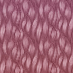 Abstract pink curly hair texture pattern background.