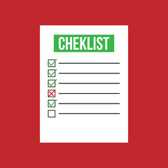 clipboard with checklist icon. to do list symbol. vector illustration