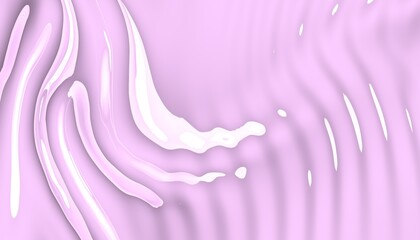 Pale pink background with stains and highlights. 3D render