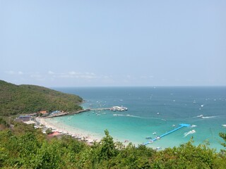 Naklejka premium beach and sea