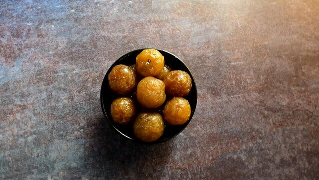 Amla Murabba Indian traditional sweet fruit preserve made from gooseberries